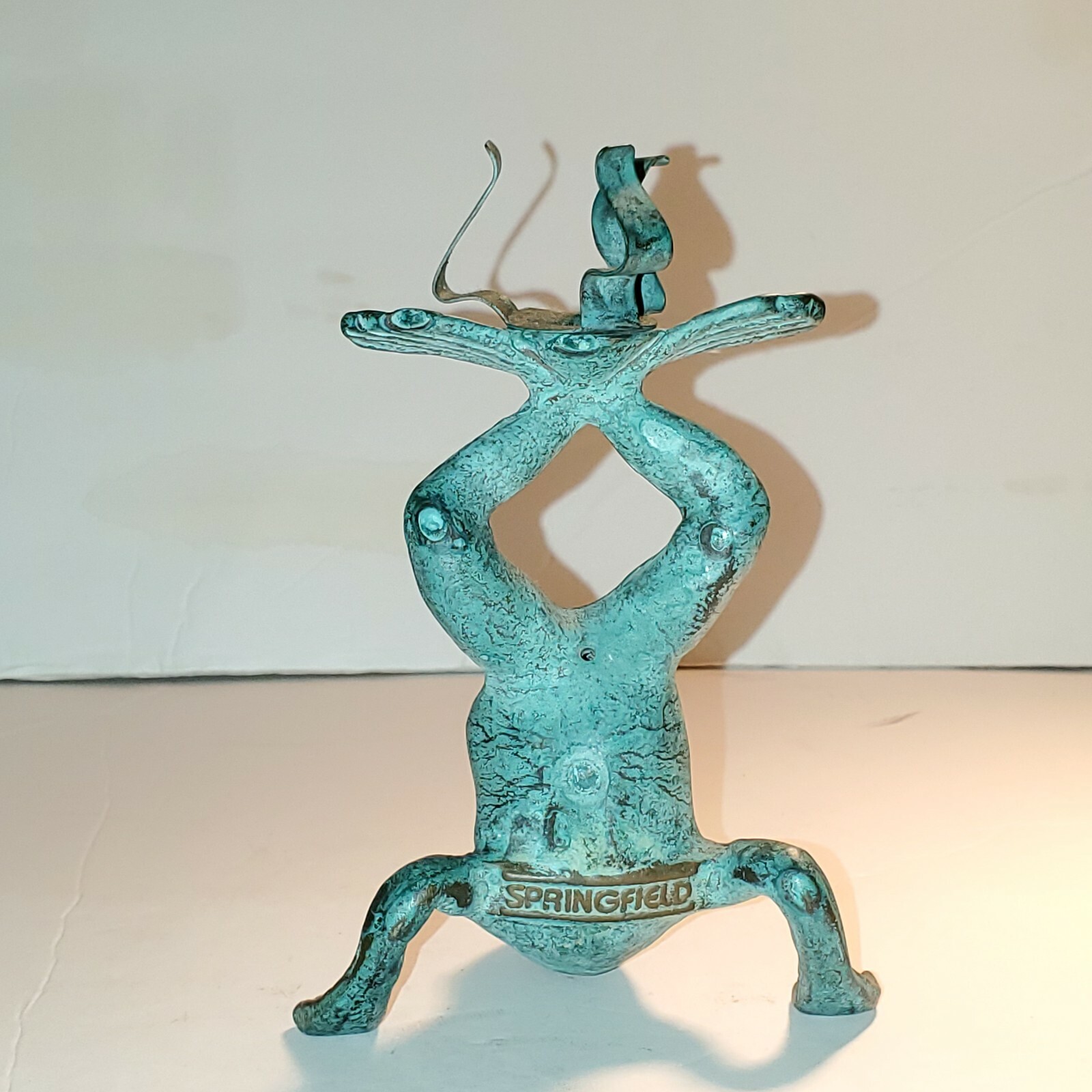 Vintage Brass Frog Candle Holder eBay