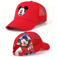 Disney - Mickey Mouse | Kids Mickey Face Baseball Cap - Fast & FREE Shipping