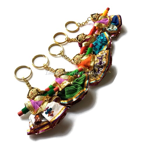Indian Hippie Doll Designer Key Rings Cotton Bohemian wholesale key Chains Long - Picture 18 of 36