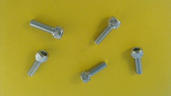 5X M10X30 Zylinderschrauben Mit Innensechskant 8.8 Din 912 Iso 4762 Verzinkt-image