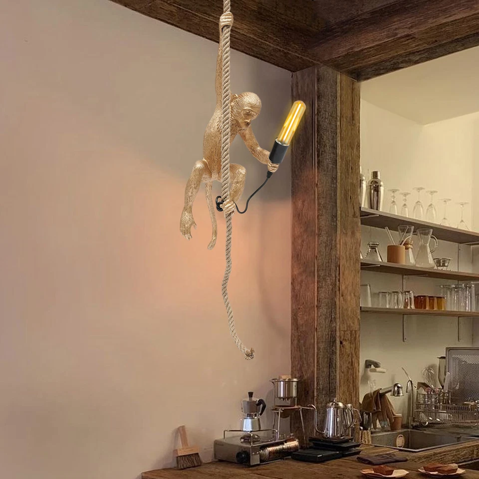 Lámpara LED Mono, Lámpara de Techo Lámpara Colgante E27 con 1 Juego X Tornillos 72cm Foto 3 de 4