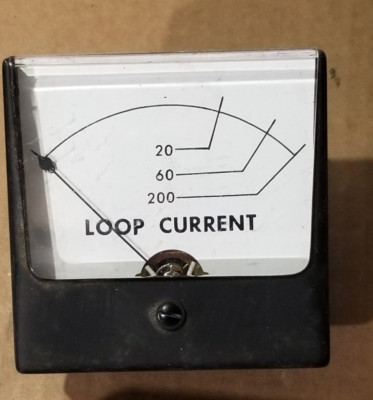 Vintage Simpson  Loop Current Gauge 0 -200