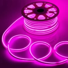 150ft LED Neon Rope Light Strip Flex Tube Wedding Garden Sign Decor Outdoor 110V