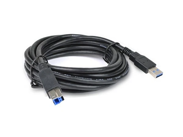 10ft SuperSpeed USB 3.0 Type A to B Male Cable for Cameras/Printers/Scanners - Image 2 of 3