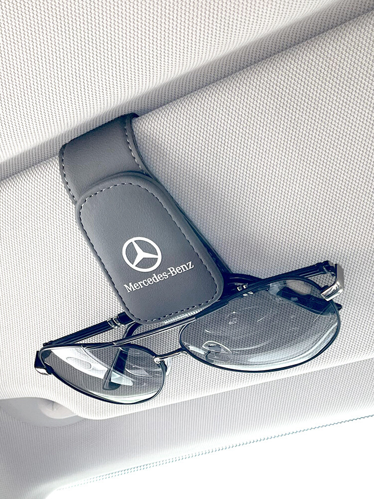 Car Sun Visor Glasses Storage Box Sunglasses Clip CardTicket