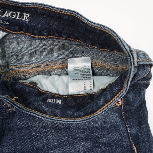 AMERICAN EAGLE OUTFITTERS Damen Jeans Hot Pants Gr. W29 blau five Pocket Pants - Bild 7 von 14