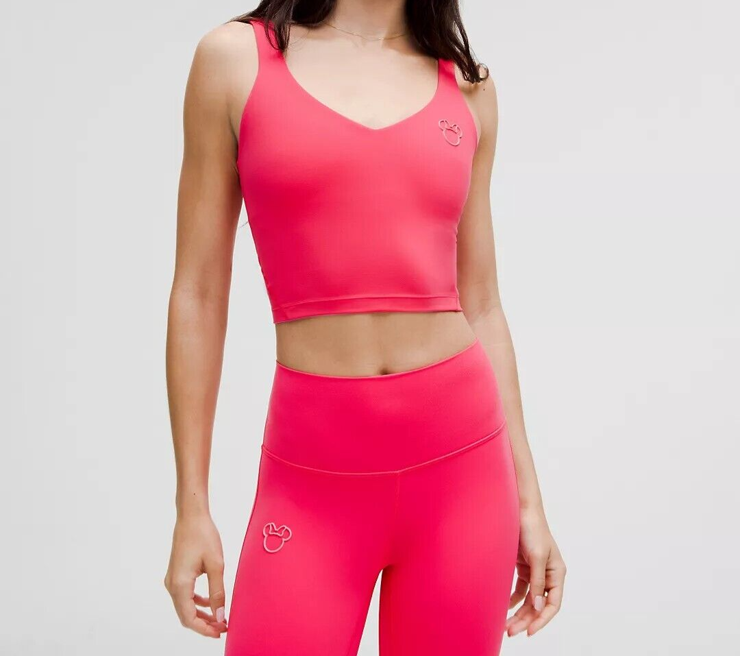 DISNEY X LULULEMON ALIGN TANK TOP~LIP GLOSS~MINNIE~ 2 4 6 8 10 12
