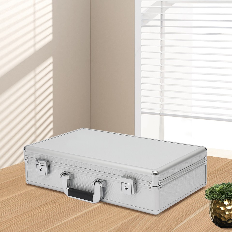 Watch Case Jewelry 24 Grid Aluminum Alloy Box Watch Case Briefcase ...