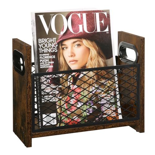 Zeitschriftenhalter, Zeitschriftenregal für Schreibtisch und Home Office, Bauernhausakte - Bild 2 von 8