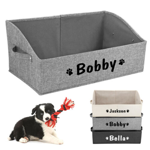 Personalisiert Hundespielzeug Aufbewahrungskorb Aufbewahrungsbox mit Griff Box - Bild 1 von 15