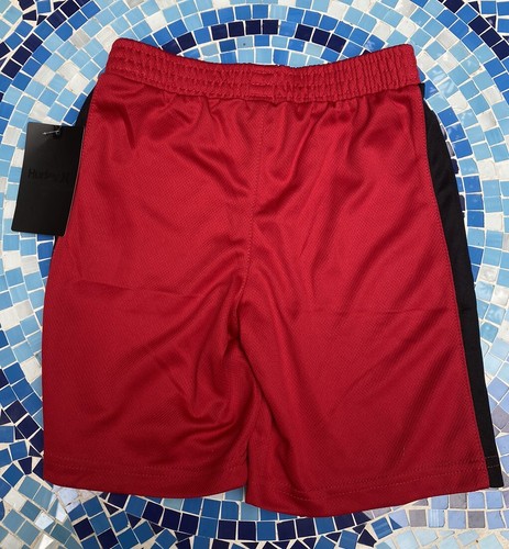 NWT Hurley Boys athletic Shorts Pull On waist red with black stripes sz.5 - Picture 2 of 4