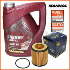 für VW Fox Polo Skoda Fabia Seat Ibiza 1.2 5L MANNOL Energy Combi 5W30 Ölfilter