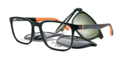montatura da vista clip-on da sole magnetici polarizzati uomo Clark K1403 grandi - Foto 2 di 13
