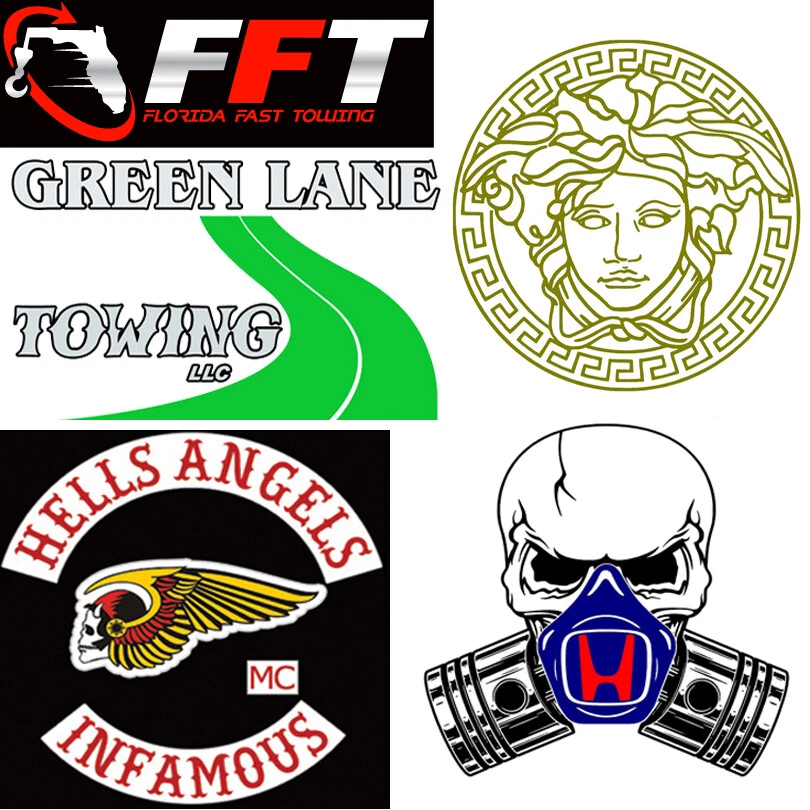 CUSTOM WEATHER PROOF VINYL DECALS / STICKERS - ANY LOGO / IMAGE AND LETTERING - Image 2 of 4