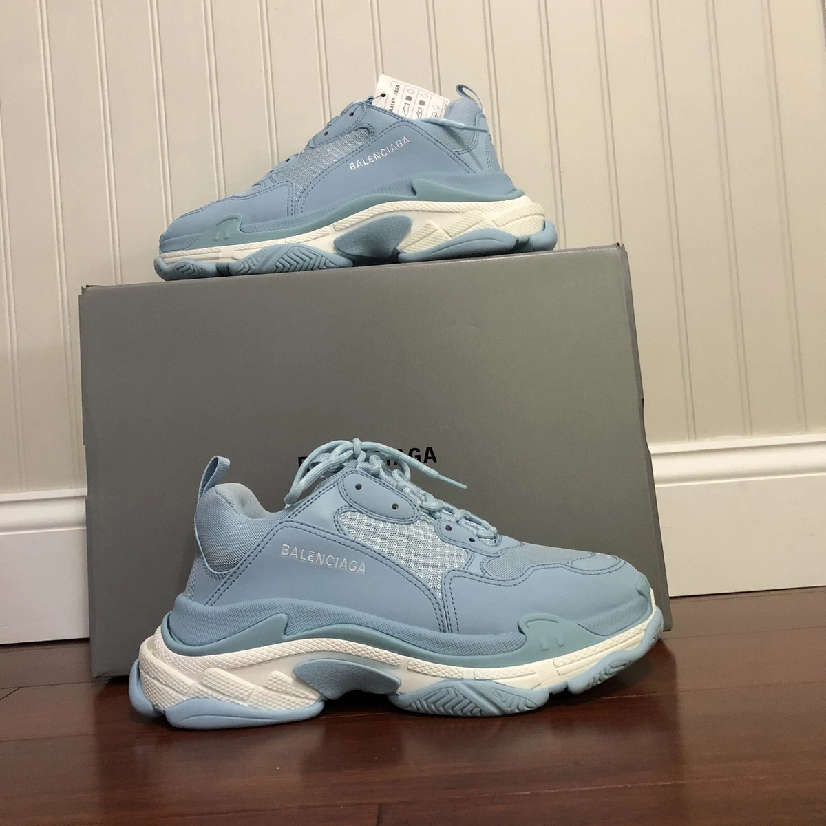 balenciaga shoes blue