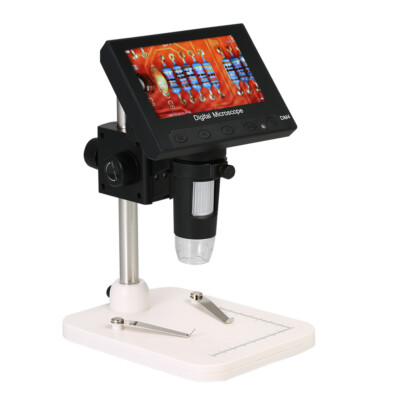 1000X 4.3'' LCD Display Portable Microscope 720P LED Digital Magnifier fr Circuit