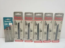 (5) Disston 4" Jig Saw Blade No. 6354 & (1) Makita 2-Pack Jig Saw Blade No. 42