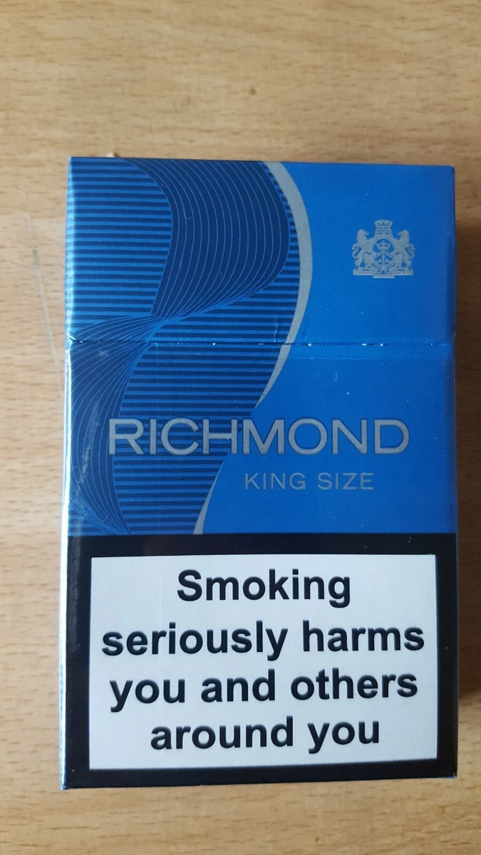 richmond blue cigarettes King Size Collectable Cigarette Packets for sale