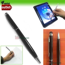 2in1 Black Universal Touch Screen Stylus Pen for iPhone iPad Note II S3 Kindle