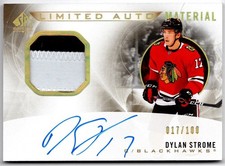 2020-21 SP Authentic Limited Auto Material Patch DYLAN STROME LAM-DS 17/100 RPA