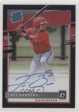 2020 Panini Donruss Optic Black Prizm 42/50 Tres Barrera #RRS-TB Auto 7qg