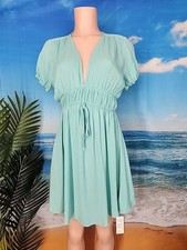 NWT Cupshe Short Blue  Cover up Dress Size Small 