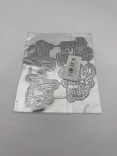 New ~ Crafts 4-Pack Pop Out Word Dies - Die Cutting & Embossing Set