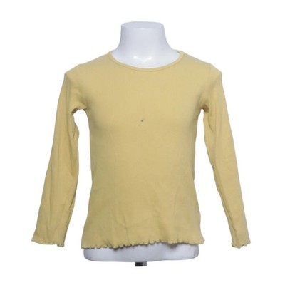 Lindex Kids, Langarmshirt, Größe: 110, Gelb, Baumwolle/Elasthan, Einfarbig #PJO