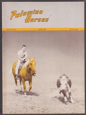 PALOMINO HORSES O Donna Gold Bent Arrow Ranch 4 1961