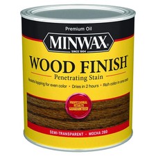 Minwax Quart Mocha Wood Stain Oil Based Quick Drying Interior Projects