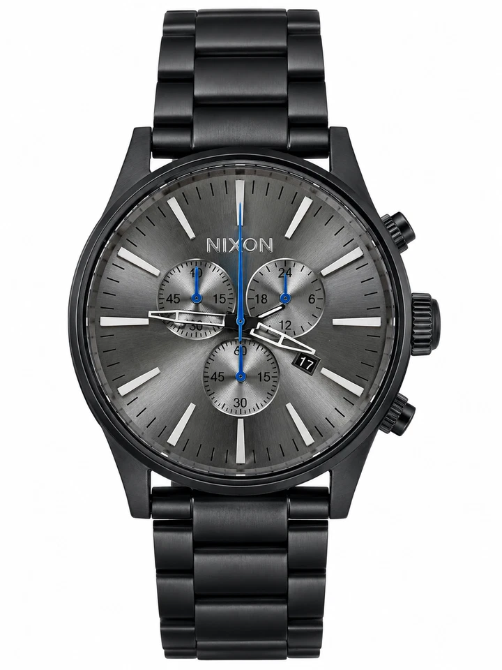 Nixon Right On Time The Sentry Chrono 100M Acero Inoxidable Movimiento Japón - Imagen 1 de 4