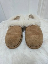 UGG Scuffette II Suede Shearling Slippers Chestnut Women's Size 8