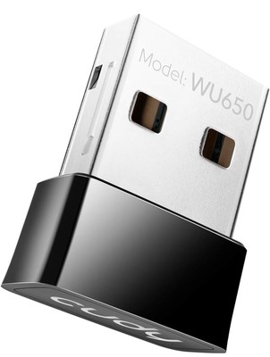 Cudy AC 650Mbps USB WiFi Adapter for PC, 5GHz/2.4GHz Wireless Dongle, WiFi USB, 