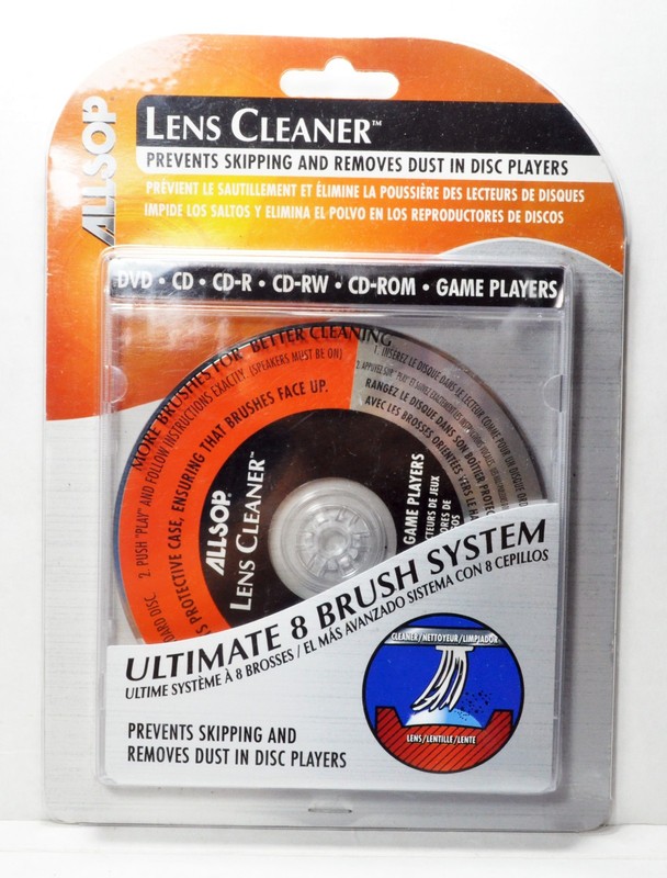 Allsop Ultimate 8 Brush System CD Laser Lens Cleaner (UNUSED)