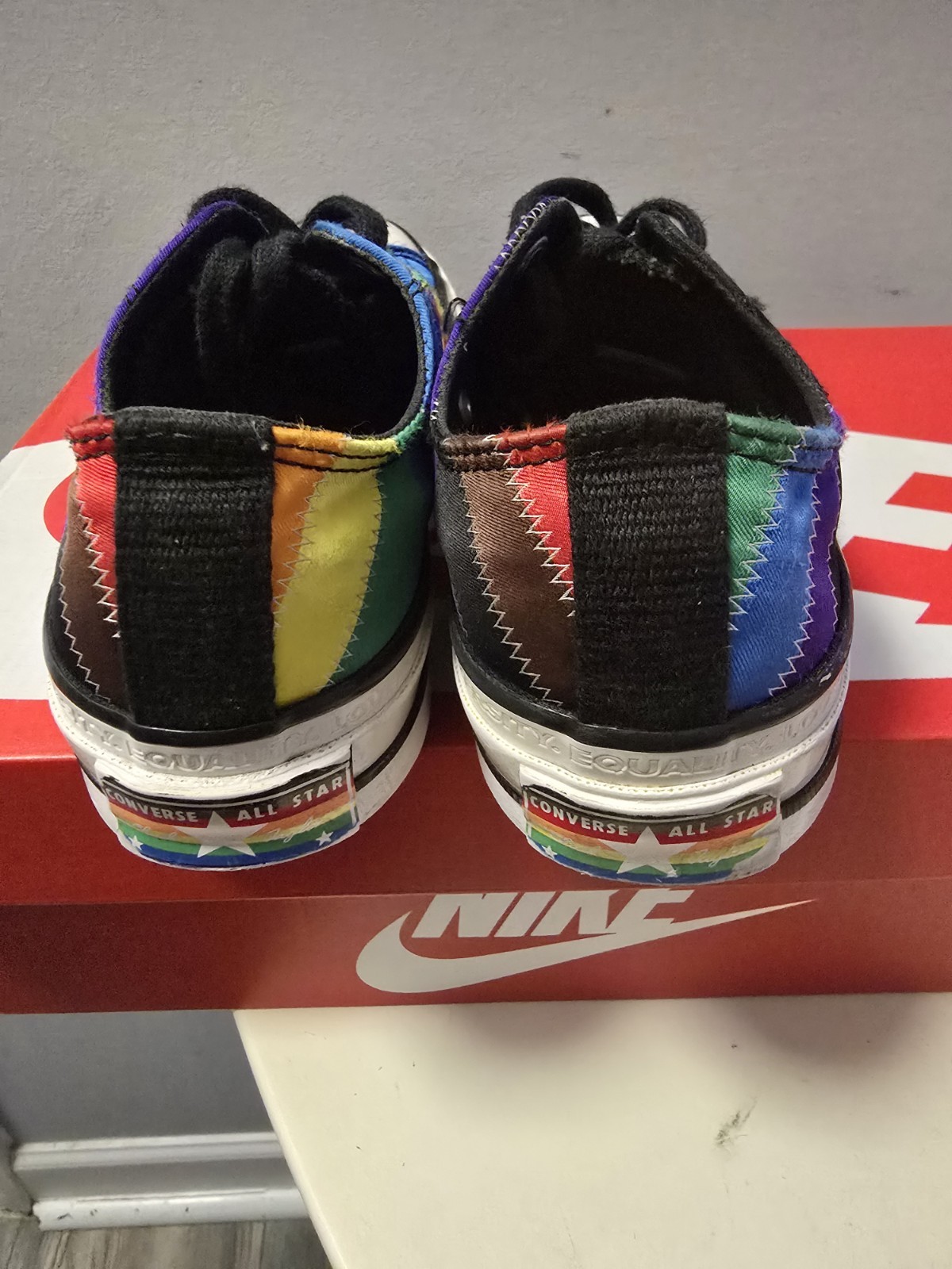 Converse Chuck Taylor All Star Pride LGBTQ 167756C Rainbow  Womens Size 6 thumbnail 4