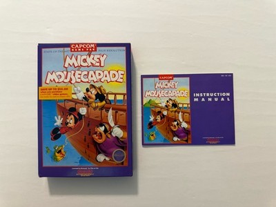 Mickey Mousecapade Nintendo NES Empty Box And Manual