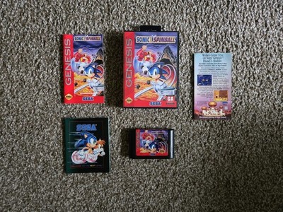 Sonic the Hedgehog Spinball (Sega Genesis, 1993) 100% Complete CIB - Pinball