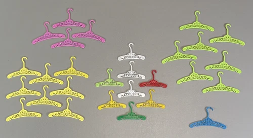 Vintage Barbie Doll Filigree Hangers Skipper Francie Lot of 28