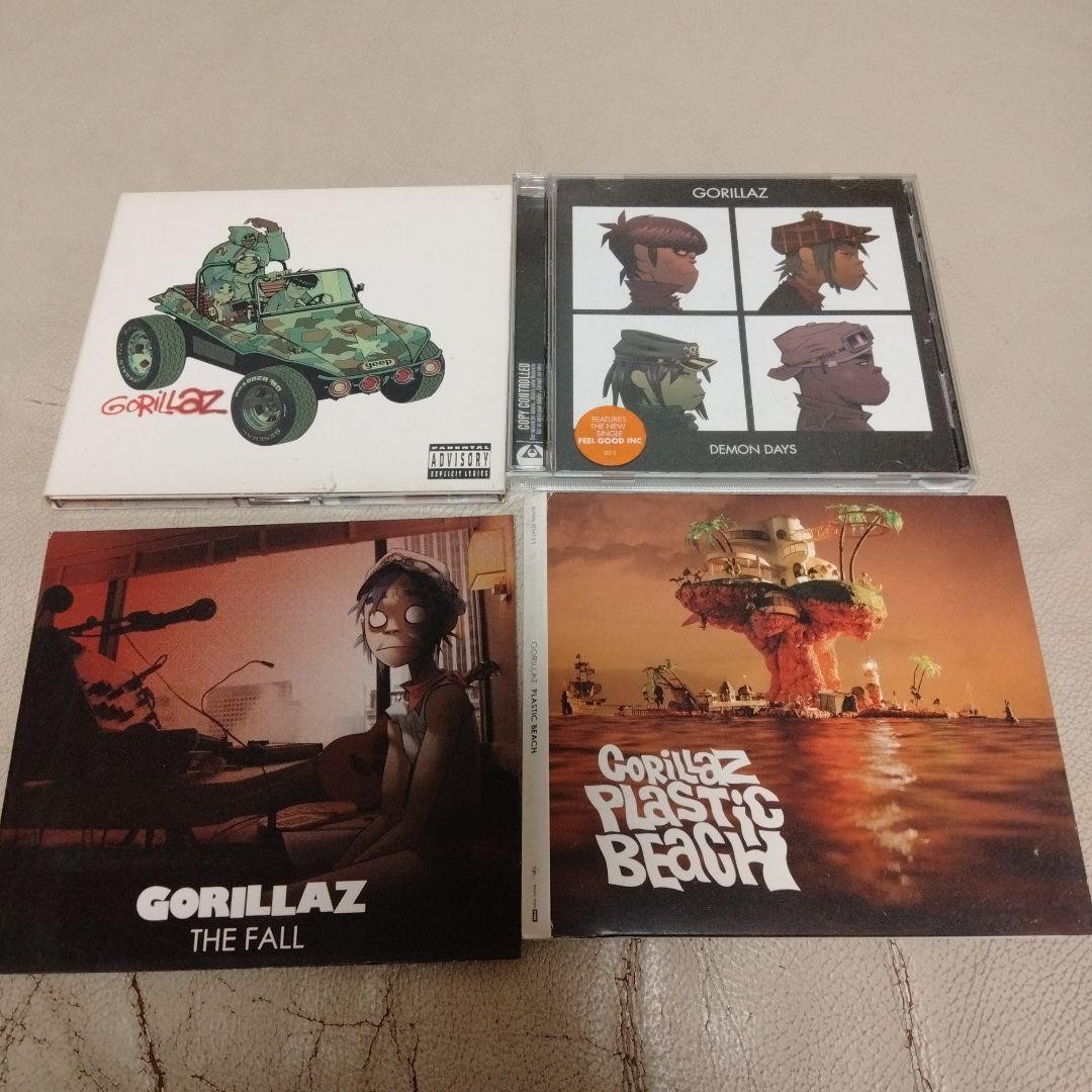 GORILLAZ 4枚セット Gorillaz kidrobot Red Edition 4 body set japan gift used | eBay
