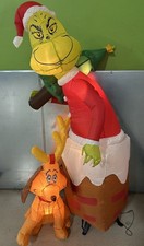 Dr. Seuss THE GRINCH  Dog MAX 5.5FT Christmas Airblown INFLATABLE