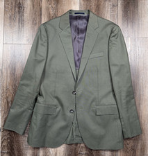 J Crew Ludlow Duca Visconti Slim Fit Two Button Blazer Sport Coat Mens 39R Green