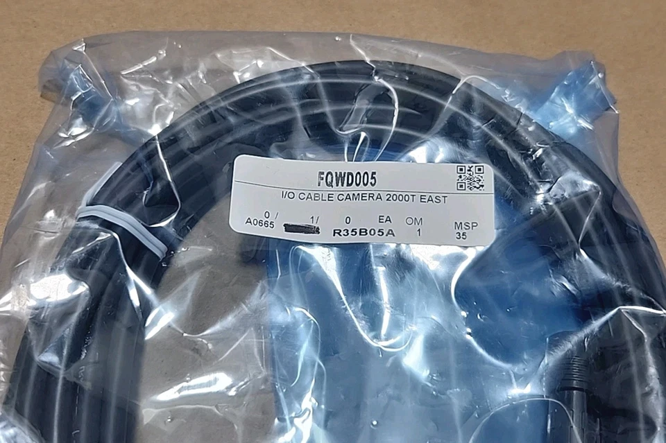 *NOVO EXCEDENTE* Omron FQ-WD005 Conjunto de Cabo de Câmera de E/S Comprimento 5M + Garantia! - Imagem 3 de 4