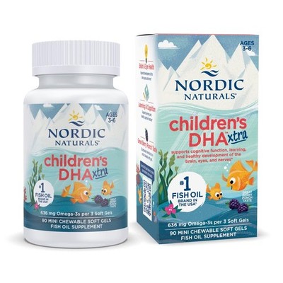 Nordic Naturals Children s DHA Xtra, Berry Punch - 90 90 Count (Pack of 1)