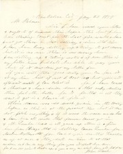 Revolutionary War Pension for John Lamb - Connecticut - 1858 dated American Re