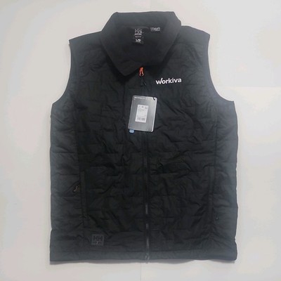 New w/tag Helly Hansen Kensington Lifaloft Men's Black Puffer Vest Men s Large