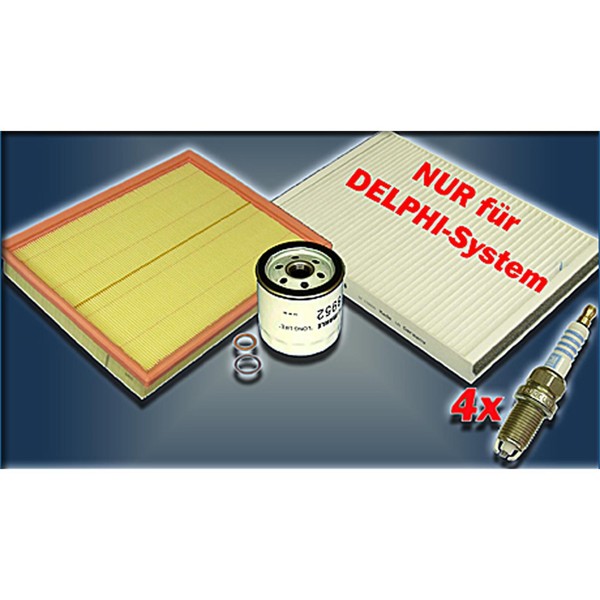 Inspektionskit Filter Satz Paket M Opel Astra G 1,4 1,6 1,8 90 101 125PS-image