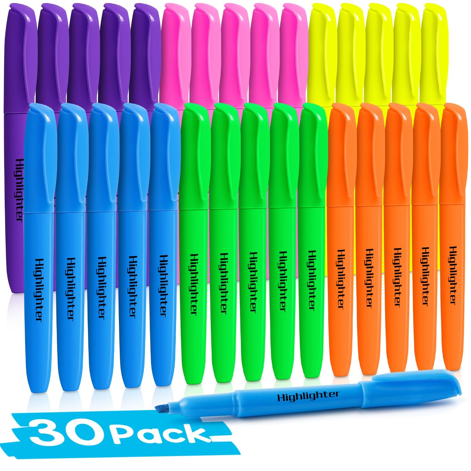 S Assorted Colors, No Bleed Highlighter Markers For Teach...