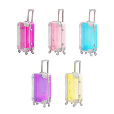 Mini Suitcase Abs Simulation Trolley Case Mini Luggage Children'S Toys Mixed 5