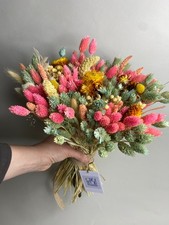 cottage flowers dried flower arrangement 35 cm, 150 stems mixed color