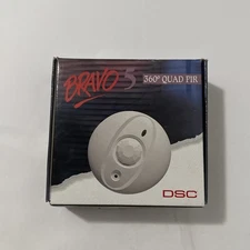 DSC BV-500 Bravo 5 360 Quad PIR Motion & Glassbreak Detector - New